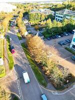 High Angle View of Central Northampton City of England United Kingdom, October 25th, 2023 photo