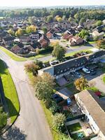 High Angle View of Central Northampton City of England United Kingdom, October 25th, 2023 photo