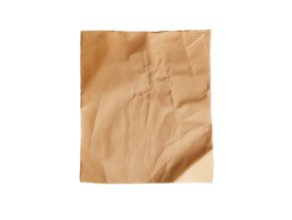 Vintage Torn Notebook Paper with Lined Patterns and Wrinkles on isolated background png