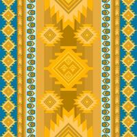 geometric pattern Diamond Triangle and Square native tribal fabric, tile and carpet vector