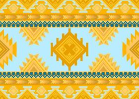 Diamond triangle and square geometric patterns in native tribal style, perfect for fabric, tile and carpet applications vector