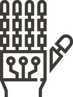 Hand icon symbol image illustration vector
