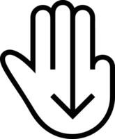 Hand icon symbol image illustration vector