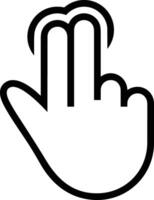 Hand icon symbol image illustration vector