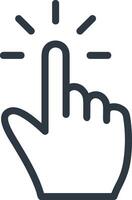 Hand icon symbol image illustration vector