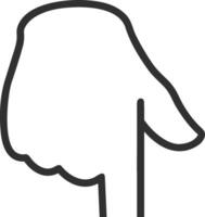 Hand icon symbol image illustration vector