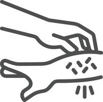Hand icon symbol image illustration vector