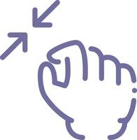 Hand icon symbol image illustration vector