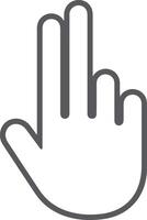 Hand icon symbol image illustration vector