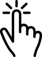 Hand icon symbol image illustration vector