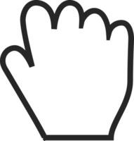 Hand icon symbol image illustration vector