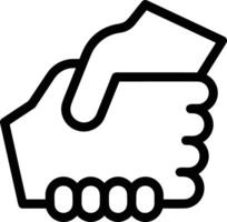 Hand icon symbol image illustration vector
