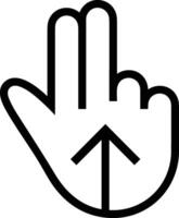 Hand icon symbol image illustration vector