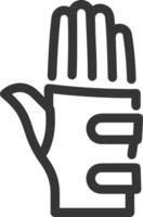 Hand icon symbol image illustration vector