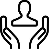 Hand icon symbol image illustration vector