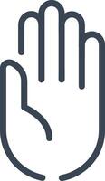 Hand icon symbol image illustration vector