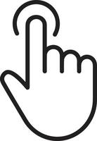 Hand icon symbol image illustration vector