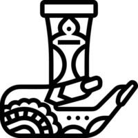 Hand icon symbol image illustration vector