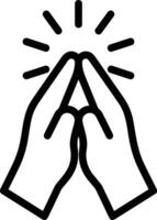 Hand icon symbol image illustration vector