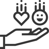 Hand icon symbol image illustration vector