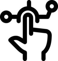 Hand icon symbol image illustration vector