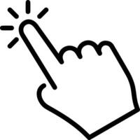 Hand icon symbol image illustration vector