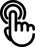 Hand icon symbol image illustration vector
