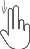 Hand icon symbol image illustration vector
