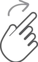 Hand icon symbol image illustration vector