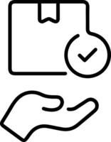 Hand icon symbol image illustration vector