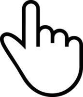 Hand icon symbol image illustration vector