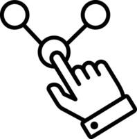 Hand icon symbol image illustration vector