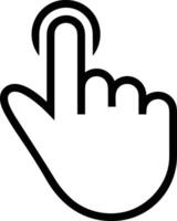 Hand icon symbol image illustration vector