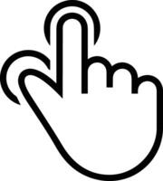 Hand icon symbol image illustration vector
