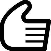 Hand icon symbol image illustration vector