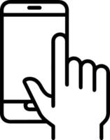 Hand icon symbol image illustration vector