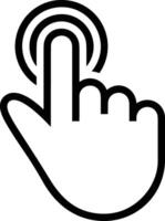 Hand icon symbol image illustration vector
