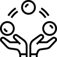Hand icon symbol image illustration vector