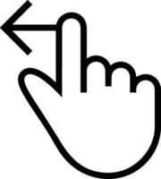 Hand icon symbol image illustration vector