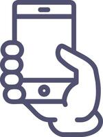Hand icon symbol image illustration vector