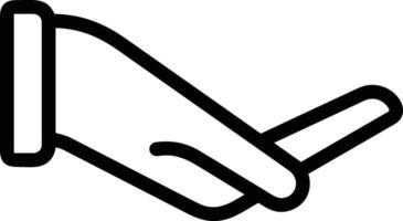 Hand icon symbol image illustration vector