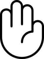 Hand icon symbol image illustration vector