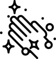 Hand icon symbol image illustration vector