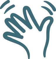 Hand icon symbol image illustration vector