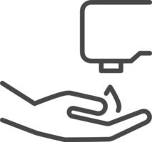 Hand icon symbol image illustration vector
