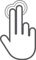 Hand icon symbol image illustration vector