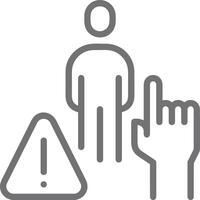 Hand icon symbol image illustration vector