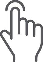 Hand icon symbol image illustration vector
