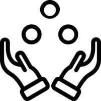 Hand icon symbol image illustration vector