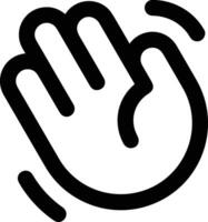 Hand icon symbol image illustration vector
